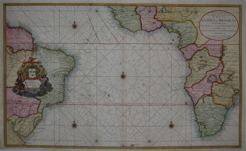 Südatlantik - Seekarte